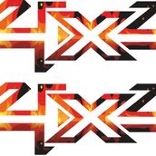 Sticker Masters 4x4 Flame Sticker