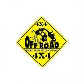 Sticker Masters 4x4 Off Road Yellow Sticker
