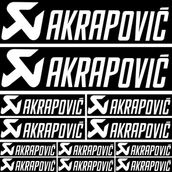 Sticker Masters Akrapovic Sponsor Set Sticker