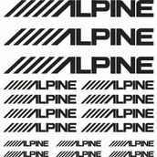 Sticker Masters Alpine Sponsor Set Sticker