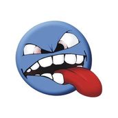 Sticker Masters Blue Face Sticker