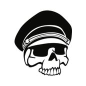 Sticker Masters Captain Front Skull Sticker
