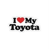 Sticker Masters I Love My Toyota Sticker