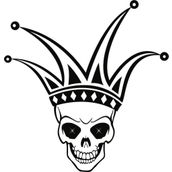 Sticker Masters Joker Skull Sticker
