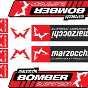 Sticker Masters Marzocchi Bomber Bisiklet Sticker