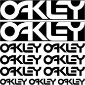 Sticker Masters Oakley Sponsor 2 Siyah Sticker Set
