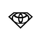 Sticker Masters Toyota Süpermen Logo Sticker
