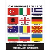 Sticker Masters Ülke Bayrakları Sticker Seti