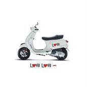 Sticker Masters Vespa Love Sticker