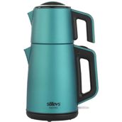 Stilevs Çays Inox Sedefli Mavi Çay Makinesi