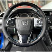 Stilix Garage Honda Civic Fc5 Araca Özel Direksiyon Kılıfı (5D KRİSTAL KARBON SOFT NOKTA)
