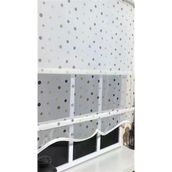 Storburada Çift Mekanizmalı Puantiyeli St 043 Ekru 160 X 260 Tül Perde ve Ekru Stor Perde