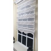 Storburada St 033 80 x 200 Ekru Efektli Etek Dilimli Zebra Stor Perde