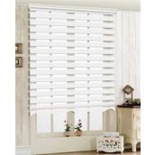 Storburada STB-400-V01 Zebra Beyaz Etek Dilimli Beyaz 100x260 cm Stor Perde