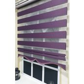 Storburada STB-400-V18 Zebra Etek Dilimli Mor 190x260 cm Stor Perde