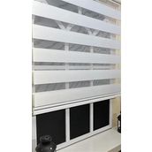 Storburada STB 400V01-PD 90x200 Zebra Stor Sert Plastik Kasalı Beyaz Perde