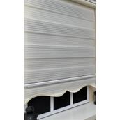 Storburada STB-481 Pliseli Zebra Ekru Etek Dilimli 160x260 cm Stor Perde