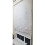 Storburada STB45248-V110 80x200 Çift Mekanizmalı Beyaz Tül Perde ve Ekru Stor Perde