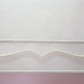 Storburada STB45252-V01 Çift Mekanizmalı Kirli Damask Tül Beyaz Ekru 170x260 cm Stor Perde