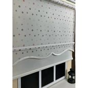 Storburada STB49000-V-01 Çift Mekanizmalı Puantiyeli Tül Beyaz Ekru 190x200 cm Stor Perde