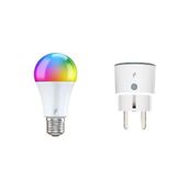Storemax Akıllı Priz ve LED Ampül Seti, Wi-Fi ile Uzaktan Kontrol, Anlık Enerji Tüketim Takibi, Zamanlayıcı