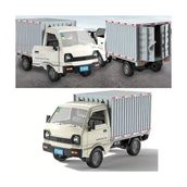 Storemax Uzaktan Kumandalı Rc Kamyonet,yük Taşıma Aracı,sesli,ışıklı,şarjlı,(Pil Hediyeli),2.4 Ghz Araç,uzaktan Kumandalı Kargo Arabası (Beyaz) - Altın
