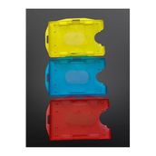 Stormistoretr 3'lü Renkli Kart Koruyucu ID Badge Holder Seti – Sert Plastik Kimlik Kartlığı