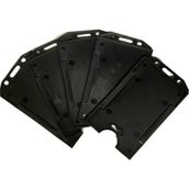 Stormistoretr Dikey Siyah 5 Li Yaka Kartı Kılıfı Kart Koruyucu Yaka Kartlığı