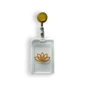 Stormistoretr Lotus Gold Yoyo ve Premium Şeffaf Dikey Yaka Kartı