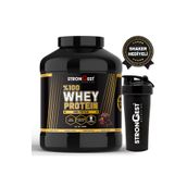 STRONGEST Whey Protein 2400gr 80 Servis Çikolata Aromalı %100 Protein Tozu