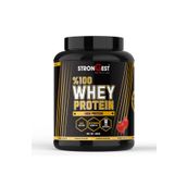 STRONGEST Whey Protein 960 gr 32 Servis Çilek Aromalı Whey Protein Tozu