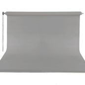 Stüdyo Teknik 270 cm x 580 cm Sonsuz Gri Fon Perdesi Seti