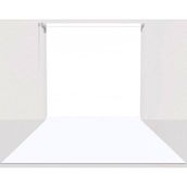 Stüdyo Teknik 270CM x 580CM Beyaz Kumaş Fon Seti
