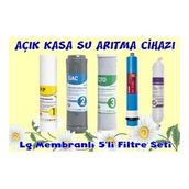 Su Arıtma Filtresi Seti 5 Li Lg Membran Filtre Seti Açık Kasa Cihaz İçin