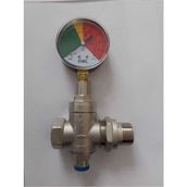 Su Basınç Düşürücü Dms Y-A60 Manometre 63 mm 0 ile 10 Bar 3/4 - Ahşap