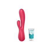 Su Geçirmez Satisfyer Mono Flex Telefon Kontrol Rabbit Vibratör+Jel