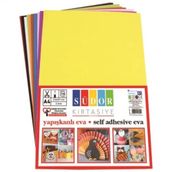 Südor 20x30 CM 10 Renk Yapışkanlı Eva