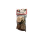 Südor 3-4 cm Yuvarlak 10'lu Ahşap Kütük