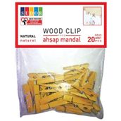 Südor Büyük 3.5 cm 20'li Naturel Ahşap Mandal