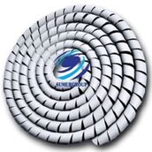 SUMERGROUP Plastik Boru Hortum Kablo Koruma Sistemleri 17MM SARICI TOPLAYICI SPİRALİ KALIN 50 METRE (GRİ)
