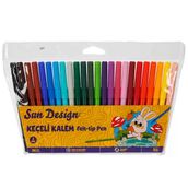 Sun Design 24’lü 4989 Yıkanabilir Keçeli Boya Kalemi