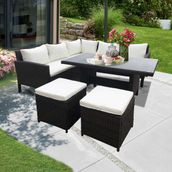 Sunfun Fiesta Rattan Köşe Oturma Grubu
