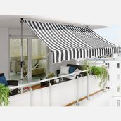 Sunfun Gri-Beyaz 300x130 cm Teleskopik Tente