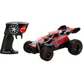 Sunman 1:18 Metal Racer USB Şarjlı Uzaktan Kumandalı Araba S00041522 Kırmızı Alev Desenli