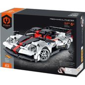 Sunman Im. Master NO.8045 Uzaktan Kumandalı R/c 2.4ghz Spor Araba Beyaz LEGO Yapım Seti 476 Parça 6+