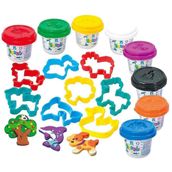Sunman Mini Silindir 8 Hamurlu Playgo Oyun Hamuru Set