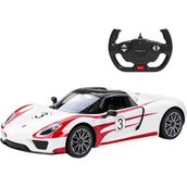 Sunman Rastar 70710 Kumandalı Araba Porsche 918 Spyder Weissach F/f R/c 2.4ghz Işıklı 1:14 6+ - Renkli