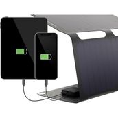 Sunny Booster Güneş Enerji Paneli 28W Solar Panel, Katlanır, USB Çıkışlı, Su Geçirmez, Çizilmey Dayanıklı Panel