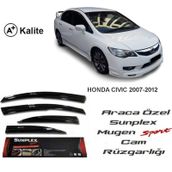 Sunplex Honda Civic Fd6 Mugen Tip 2007-2012 Cam Rüzgarlığı