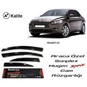 Sunplex Peugeot 301 Mugen Tip Cam Rüzgarlığı